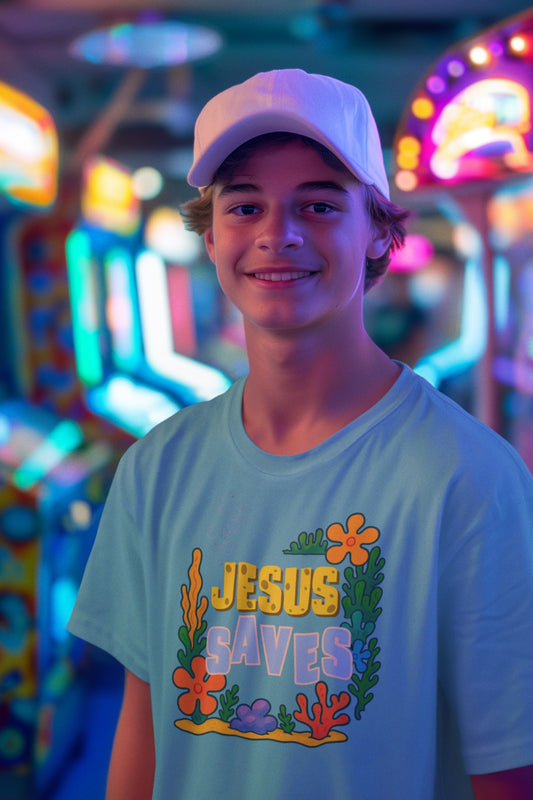High Seas Jesus T-Shirt | Christian Graphic Tee | Limited Edition Christian Apparel