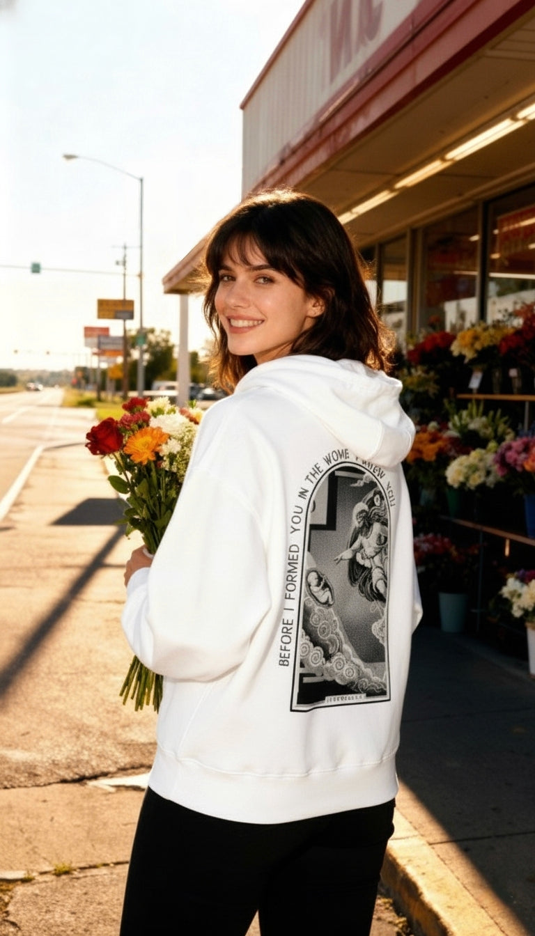 'KNOWN' - Before I Formed You Hoodie: Declaration of Intentional Life (Extremely Limited)