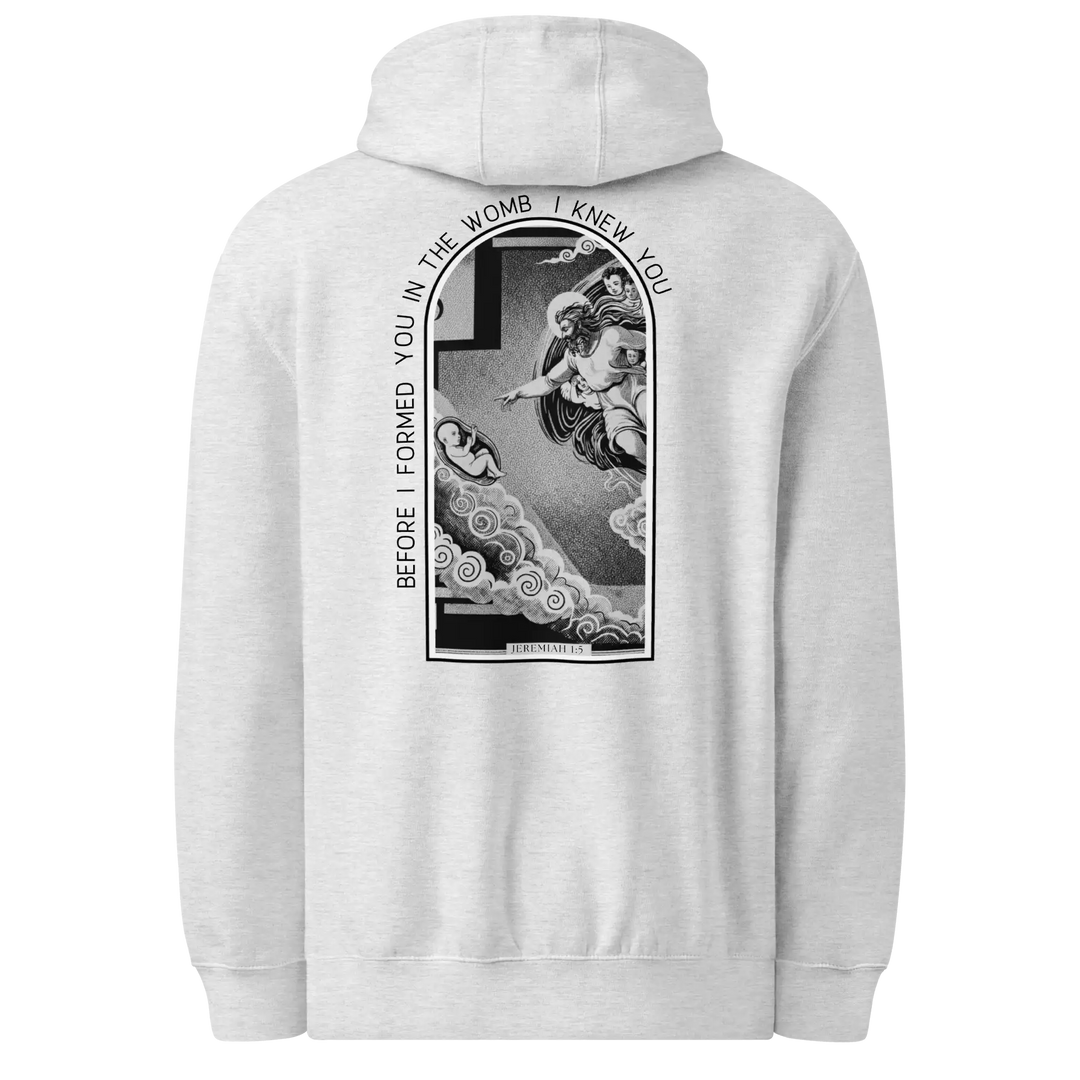 'KNOWN' - Before I Formed You Hoodie: Declaration of Intentional Life (Extremely Limited)