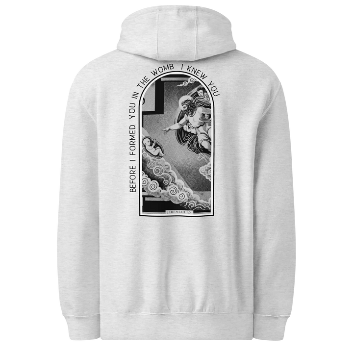'KNOWN' - Before I Formed You Hoodie: Declaration of Intentional Life (Extremely Limited)