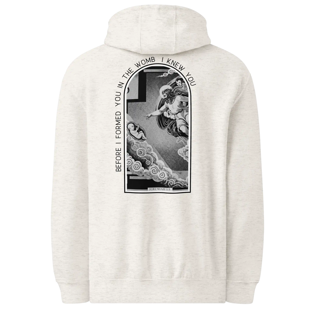 'KNOWN' - Before I Formed You Hoodie: Declaration of Intentional Life (Extremely Limited)
