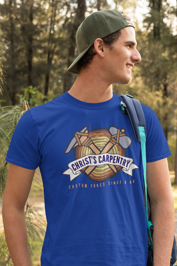 Christ’s Carpentry T-Shirt | Christian Clothing | Faith-Based Apparel (Limited Edition)