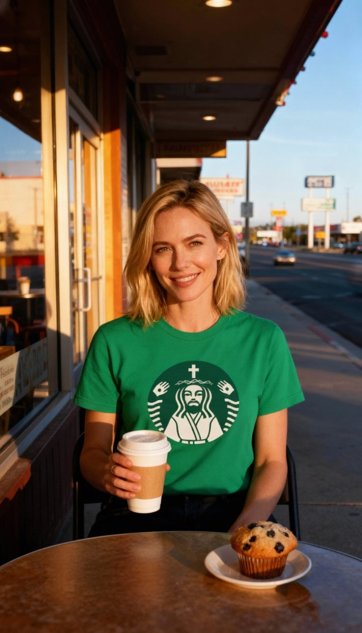 Coffee Jesus T-Shirt: Wear Faith, Save Lives (Limited Edition)