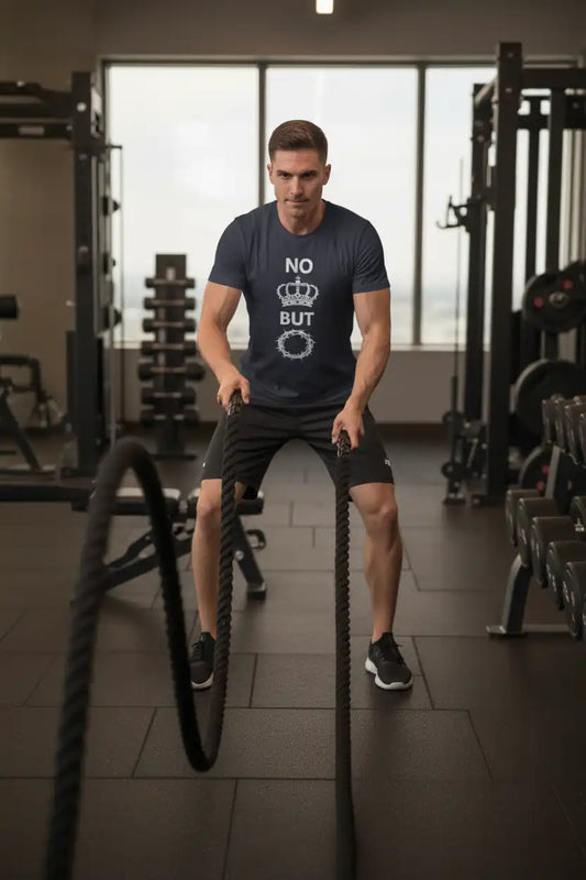 No King But Christ T-Shirt | Christian Clothing | Faith-Based Apparel
