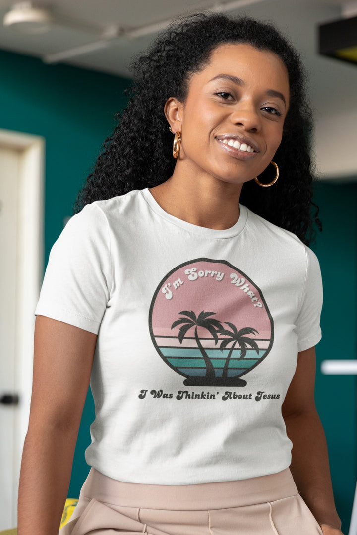 Women’s “Sorry What?” Relaxed Fit T-Shirt: Wear Faith, Save Lives (Limited Edition)