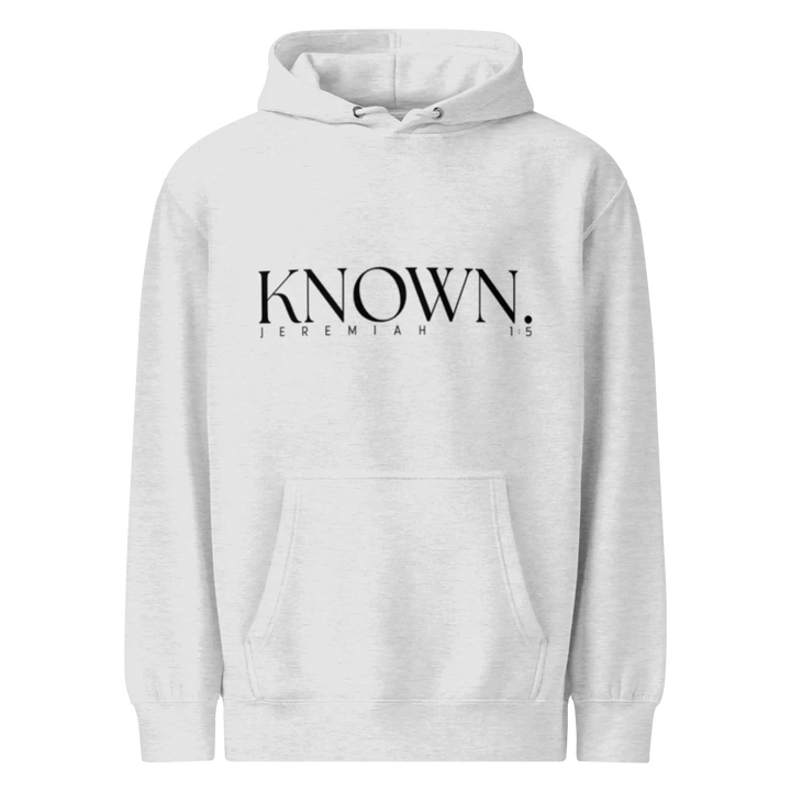 'KNOWN' - Before I Formed You Hoodie: Declaration of Intentional Life (Extremely Limited)