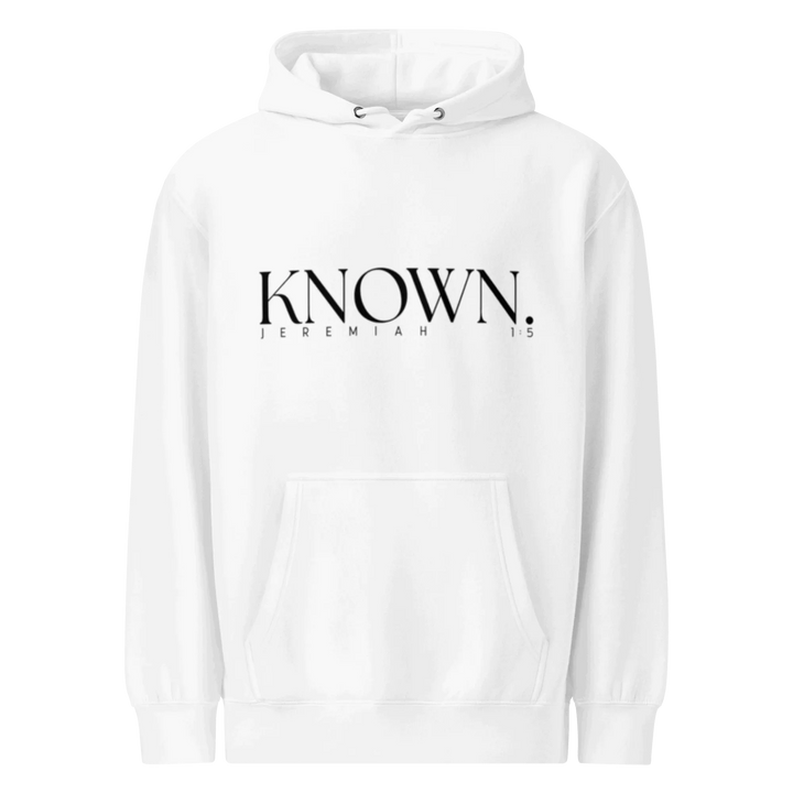 'KNOWN' - Before I Formed You Hoodie: Declaration of Intentional Life (Extremely Limited)