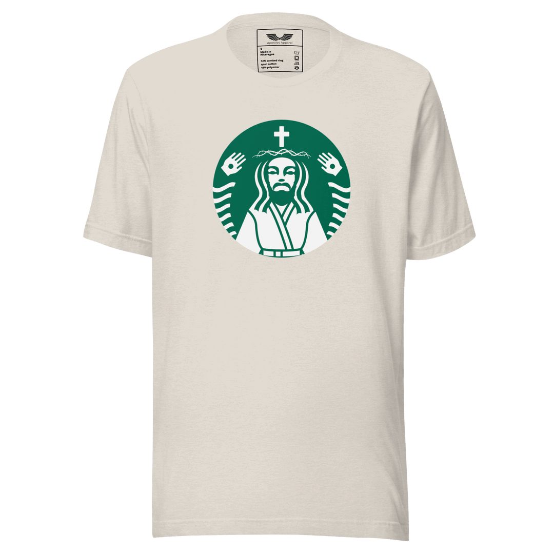 Coffee Jesus T-Shirt | Christian Clothing | Faith-Based Apparel
