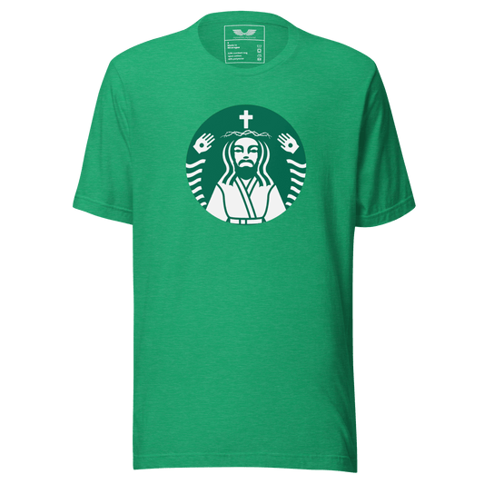 Coffee Jesus T-Shirt | Christian Clothing | Faith-Based Apparel