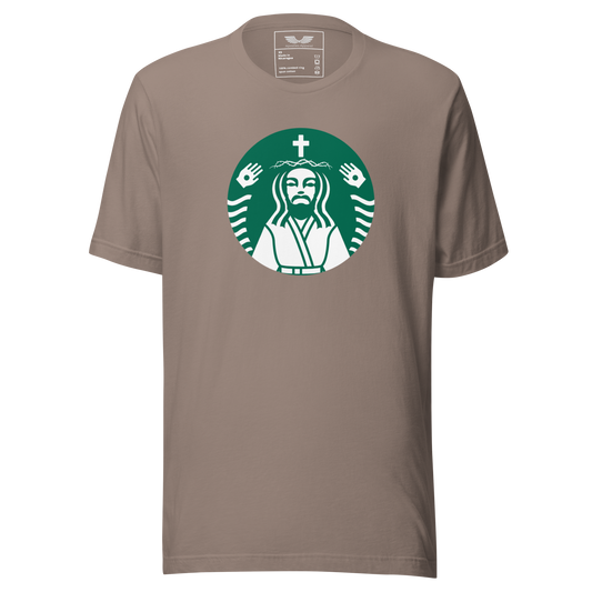 Coffee Jesus T-Shirt | Christian Clothing | Faith-Based Apparel