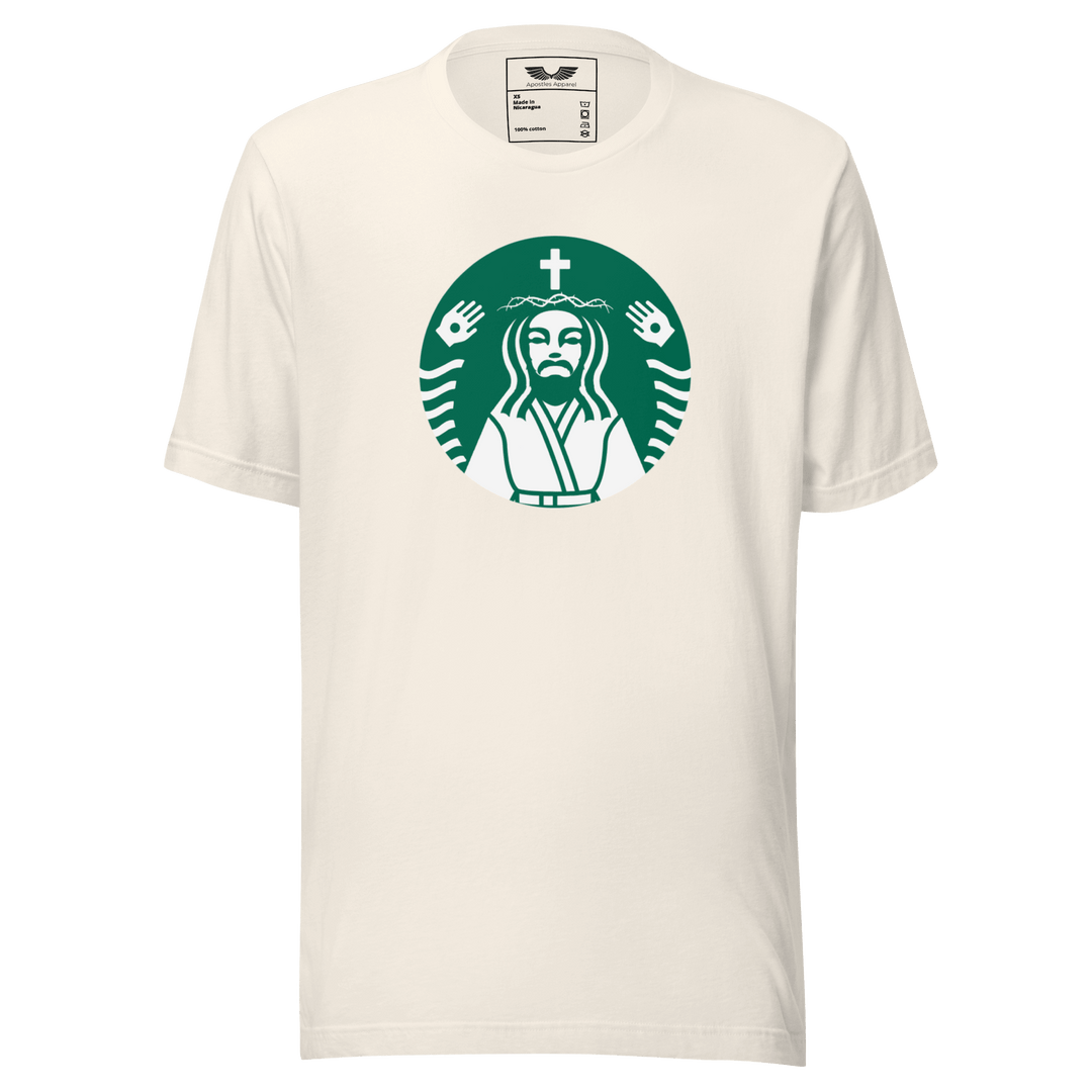 Coffee Jesus T-Shirt | Christian Clothing | Faith-Based Apparel