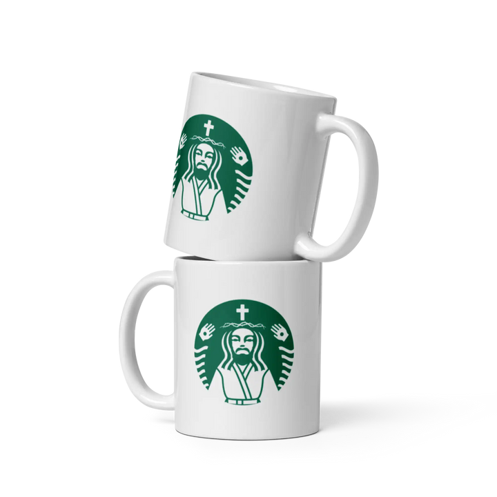 Coffee Jesus Mug - Premium Ceramic Christian Coffee Mug (11oz, 15oz, 20oz) | Apostles Unlimited