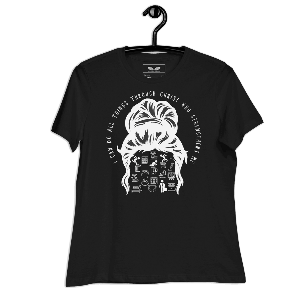 Women’s “Mom Can Do All Things” T-Shirt | Christian Clothing | Limited Edition