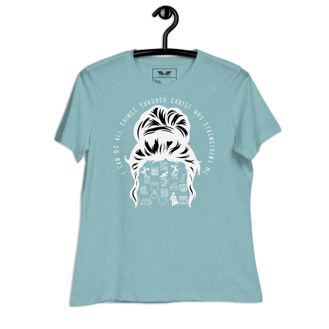 Women’s “Mom Can Do All Things” T-Shirt | Christian Clothing | Limited Edition