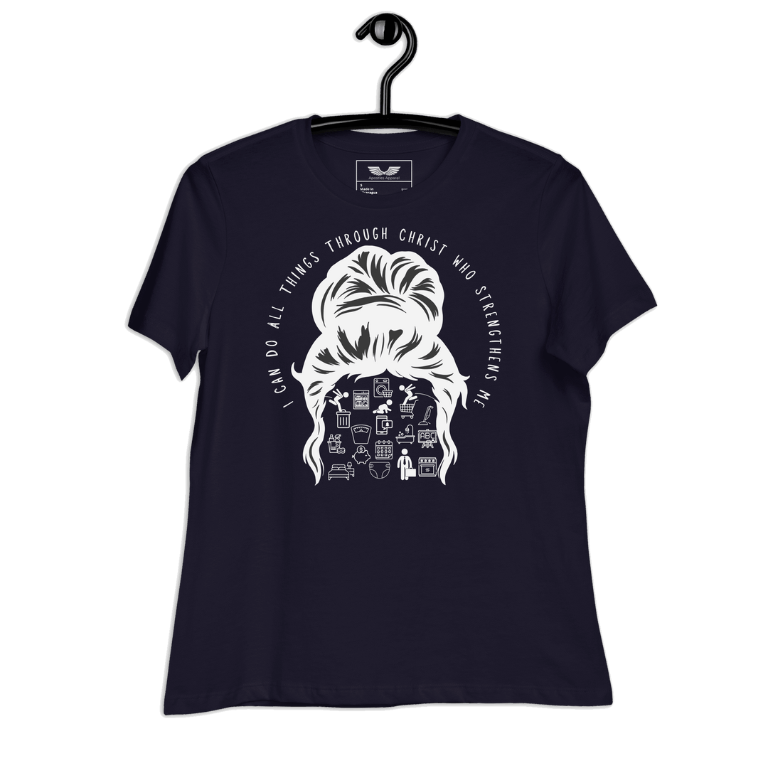 Women’s “Mom Can Do All Things” T-Shirt | Christian Clothing | Limited Edition